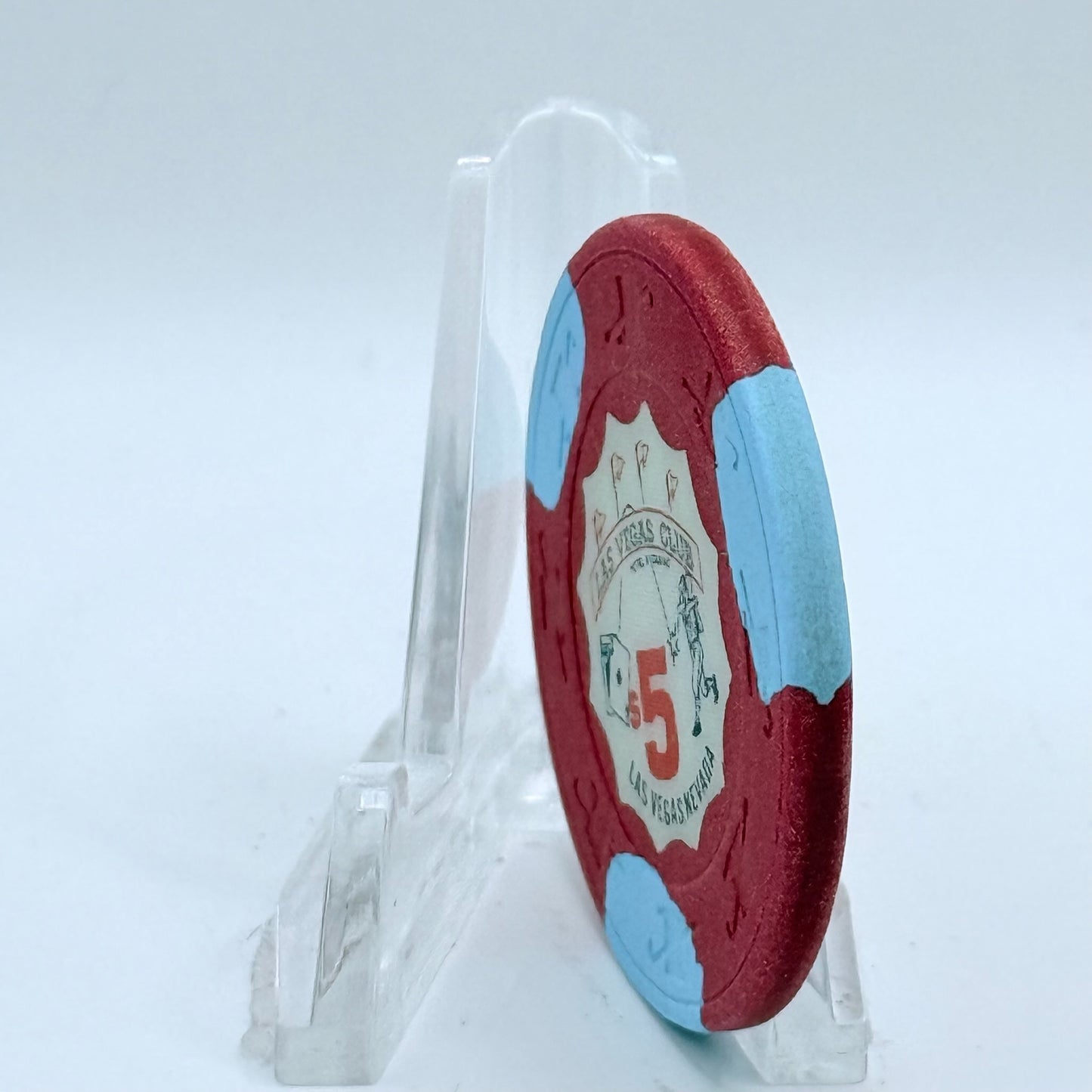 Las Vegas Club Las Vegas Nevada 1990s $5 Casino Chip N1211