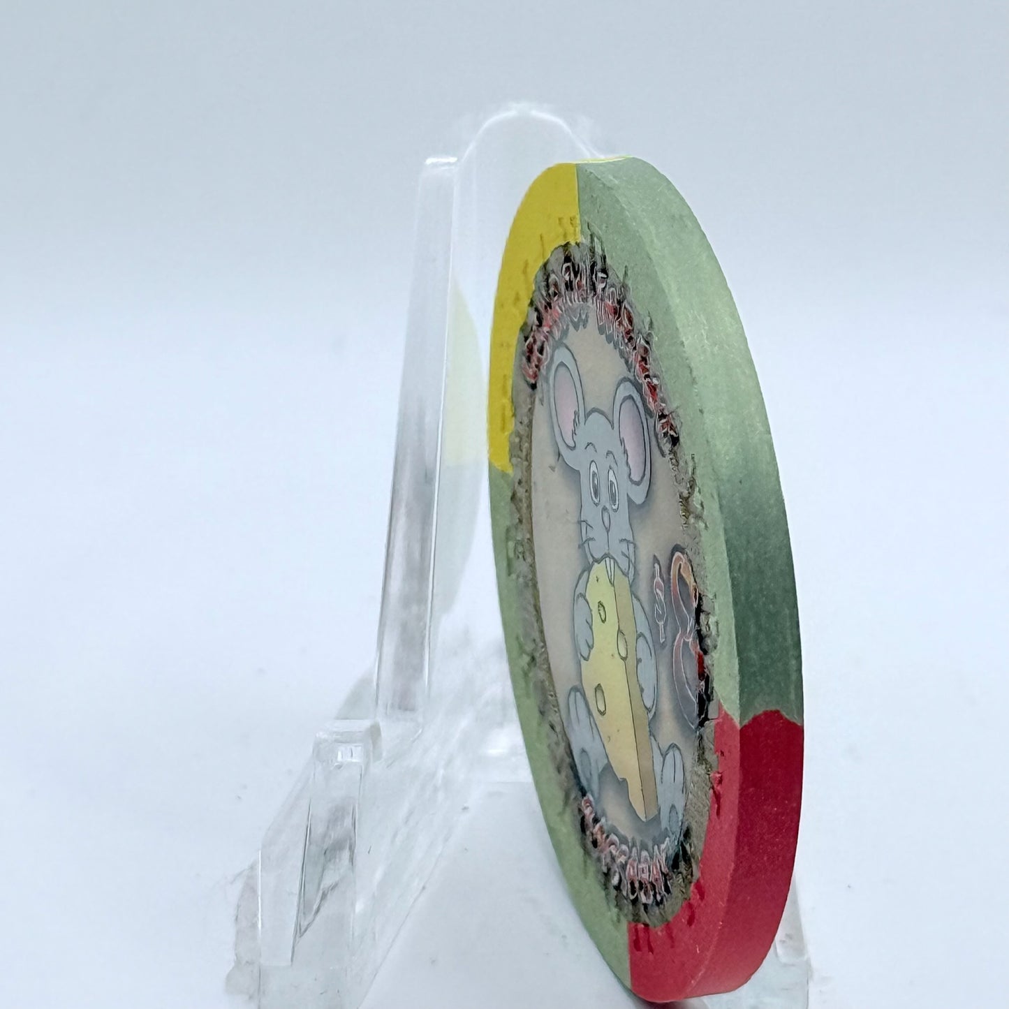 Mandalay Bay Las Vegas Nevada 2008 'Year Of The Rat Baccarat' LE $8 Casino Chip E8125