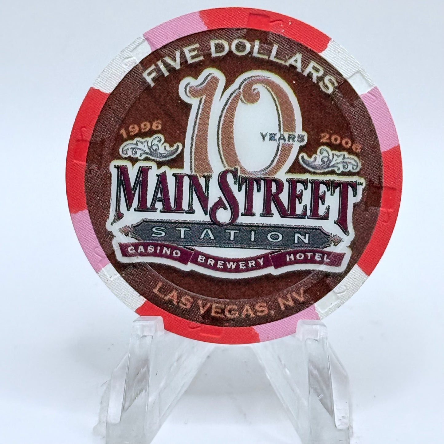 Main Street Station Las Vegas Nevada 2006 LE $5 Casino Chip E5741