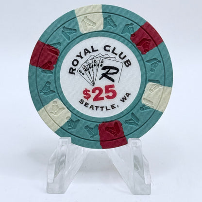 Royal Club Seattle Washington $25 Casino Chip
