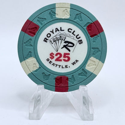 Royal Club Seattle Washington $25 Casino Chip