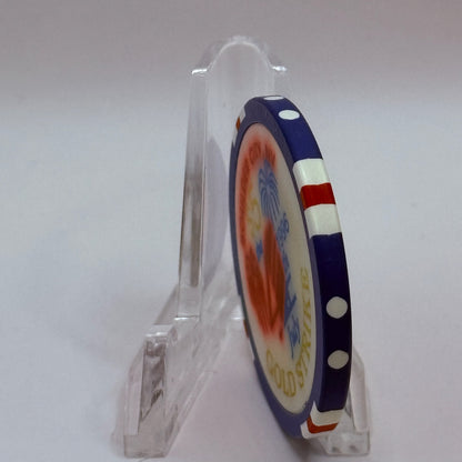 Gold Strike Inn Boulder City Nevada 1996 '4th of July' LE $5 Casino Chip N8435