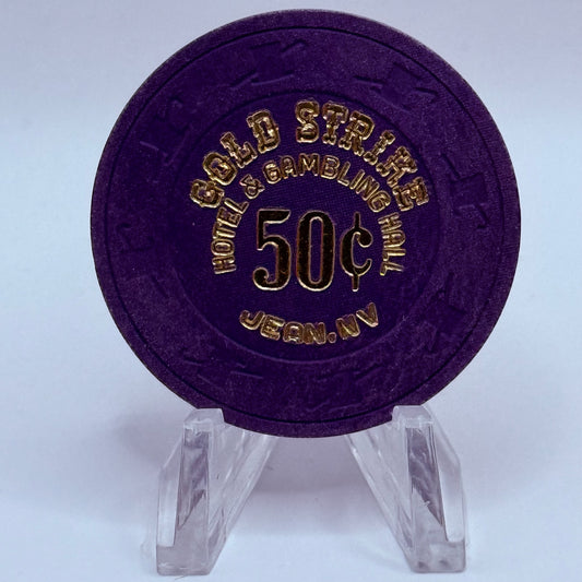 Gold Strike Hotel & Gambling Hall Jean Nevada 1987 $0.50 Casino Chip N1703