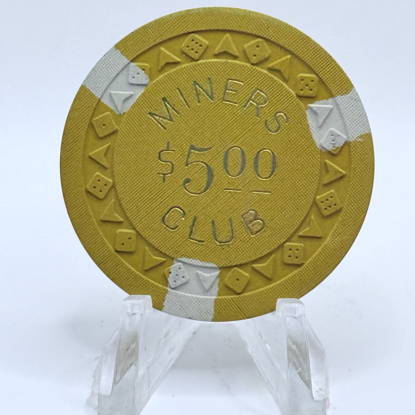 Miner's Club Gerlach Nevada 1946 $5 Casino Chip E1537