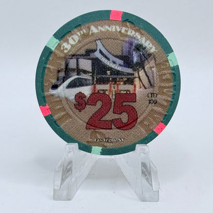 Imperial Palace Las Vegas Nevada 2008 '30th Anniversary' LE $25 Casino Chip E8097