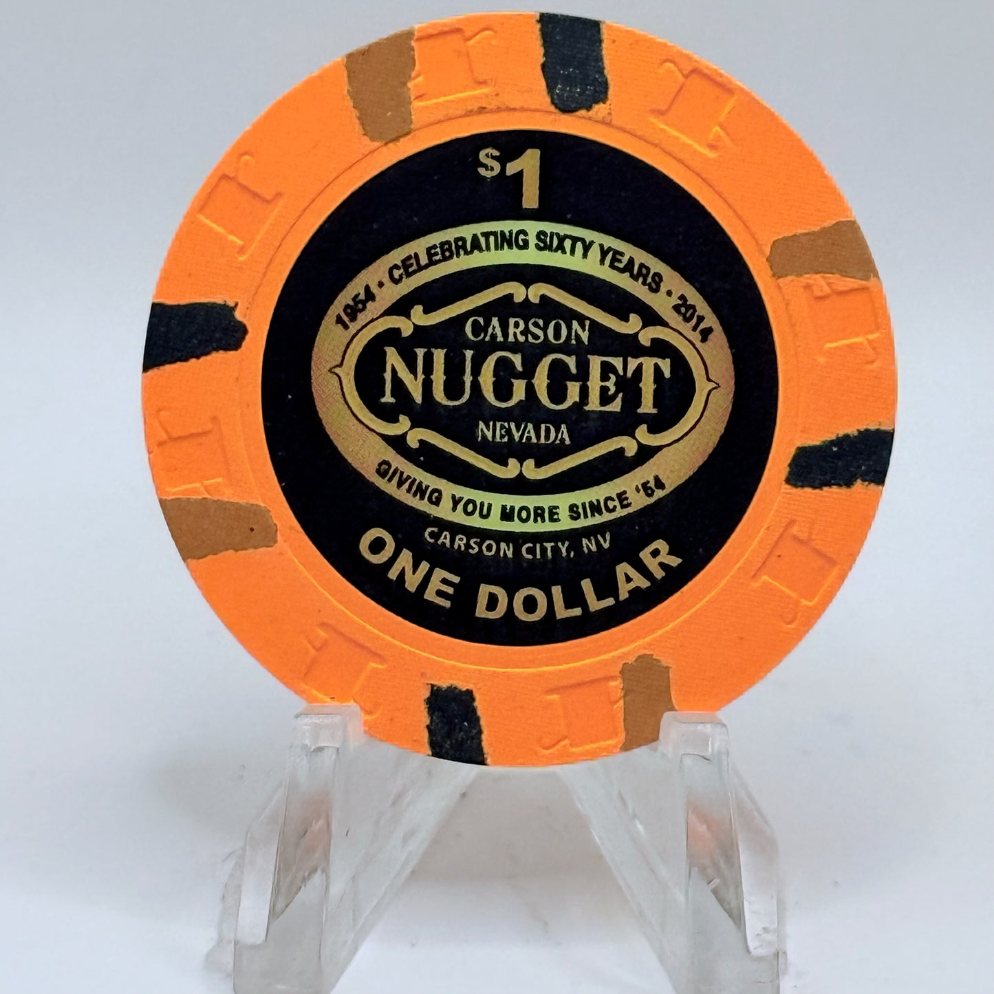 Carson City Nugget Carson City Nevada 2014 $1 Casino Chip D1416