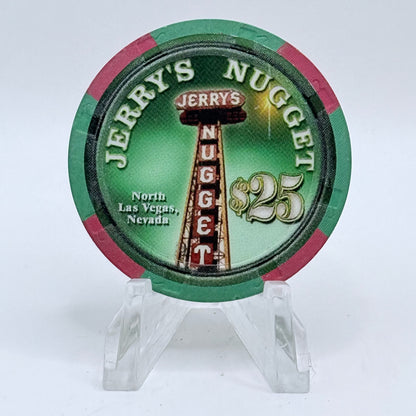 Jerry's Nugget N. Las Vegas Nevada 2002 $25 Casino Chip E9711