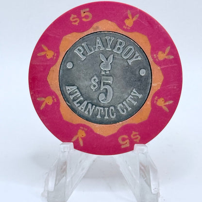 Playboy Atlantic City New Jersey $5 Casino Chip