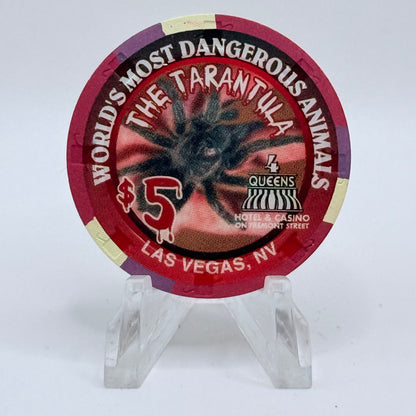 Four Queens Las Vegas Nevada 2003 'The Tarantula' LE $5 Casino Chip V4236
