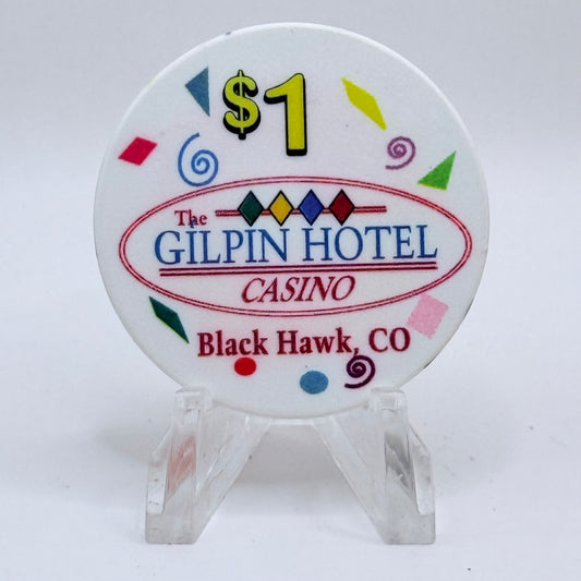 The Gilpin Black Hawk Colorado 2000 'New Years' LE $1 Casino Chip