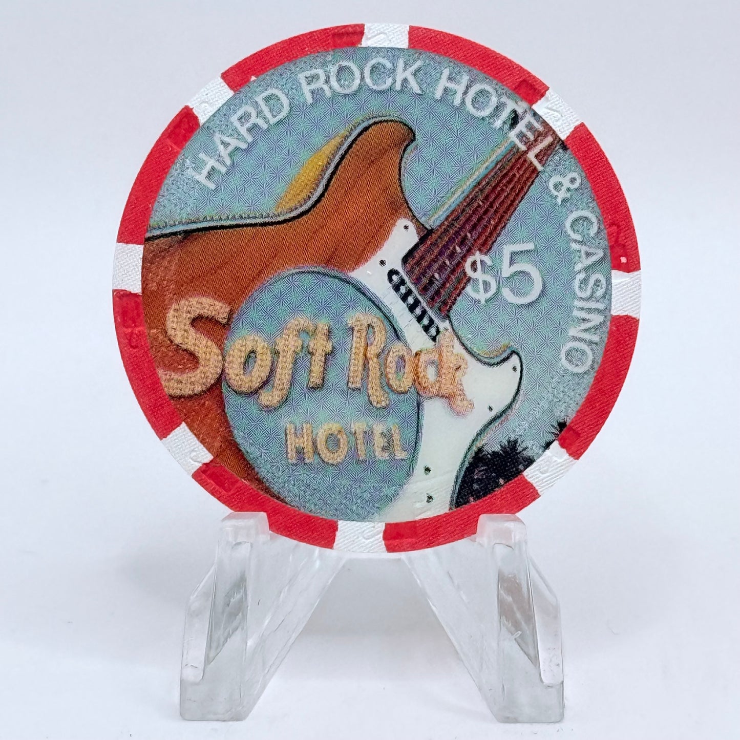 Hard Rock - Las Vegas Las Vegas Nevada 2006 'April Fools Day' LE $5 Casino Chip E7430