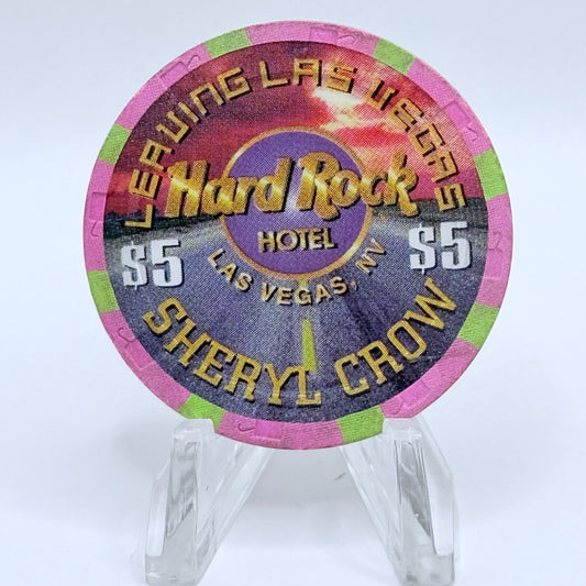 Hard Rock - Las Vegas Las Vegas Nevada 1996 'Sheryl Crow' LE $5 Casino Chip N8489