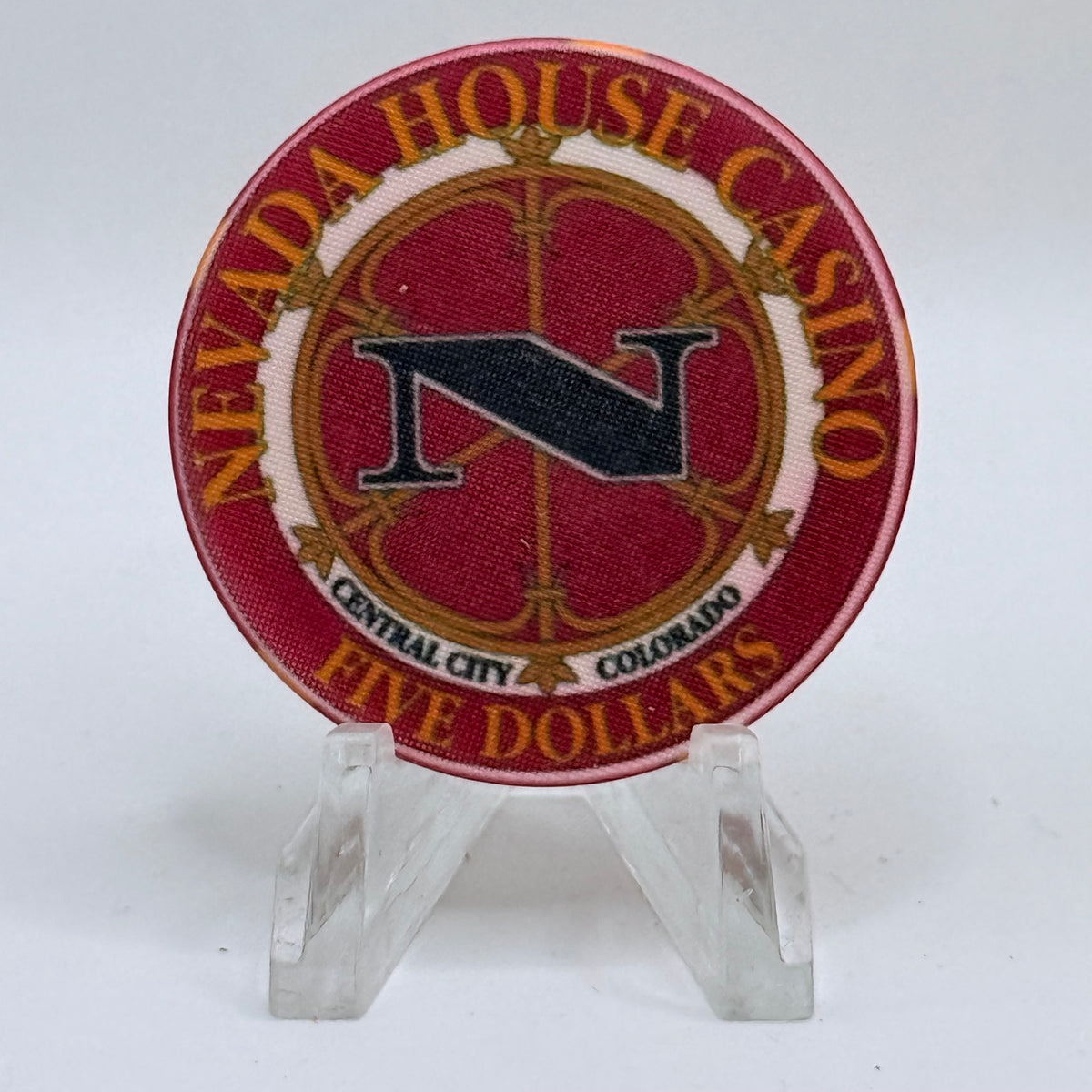 Nevada House Central City Colorado 1992 $5 Casino Chip
