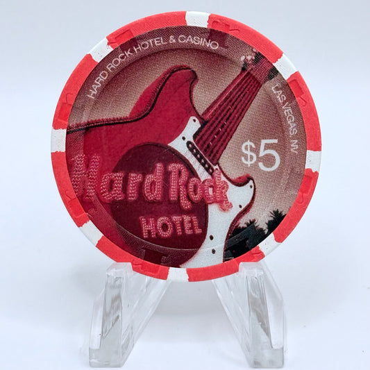 Hard Rock - Las Vegas Las Vegas Nevada 2002 'Ago Nightclub' LE $5 Casino Chip E7439