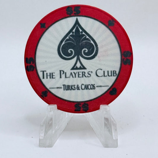 The Players Club Providenciales Turks $5 Casino Chip