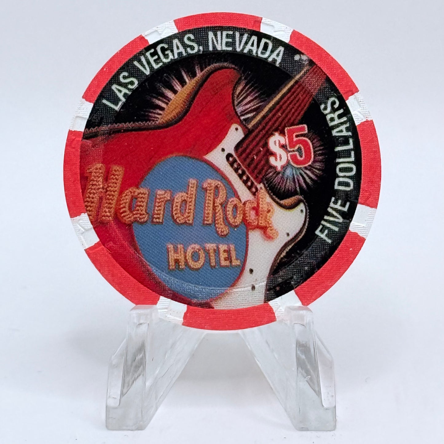 Hard Rock - Las Vegas Las Vegas Nevada 2006 'Independence Day' LE $5 Casino Chip E6249