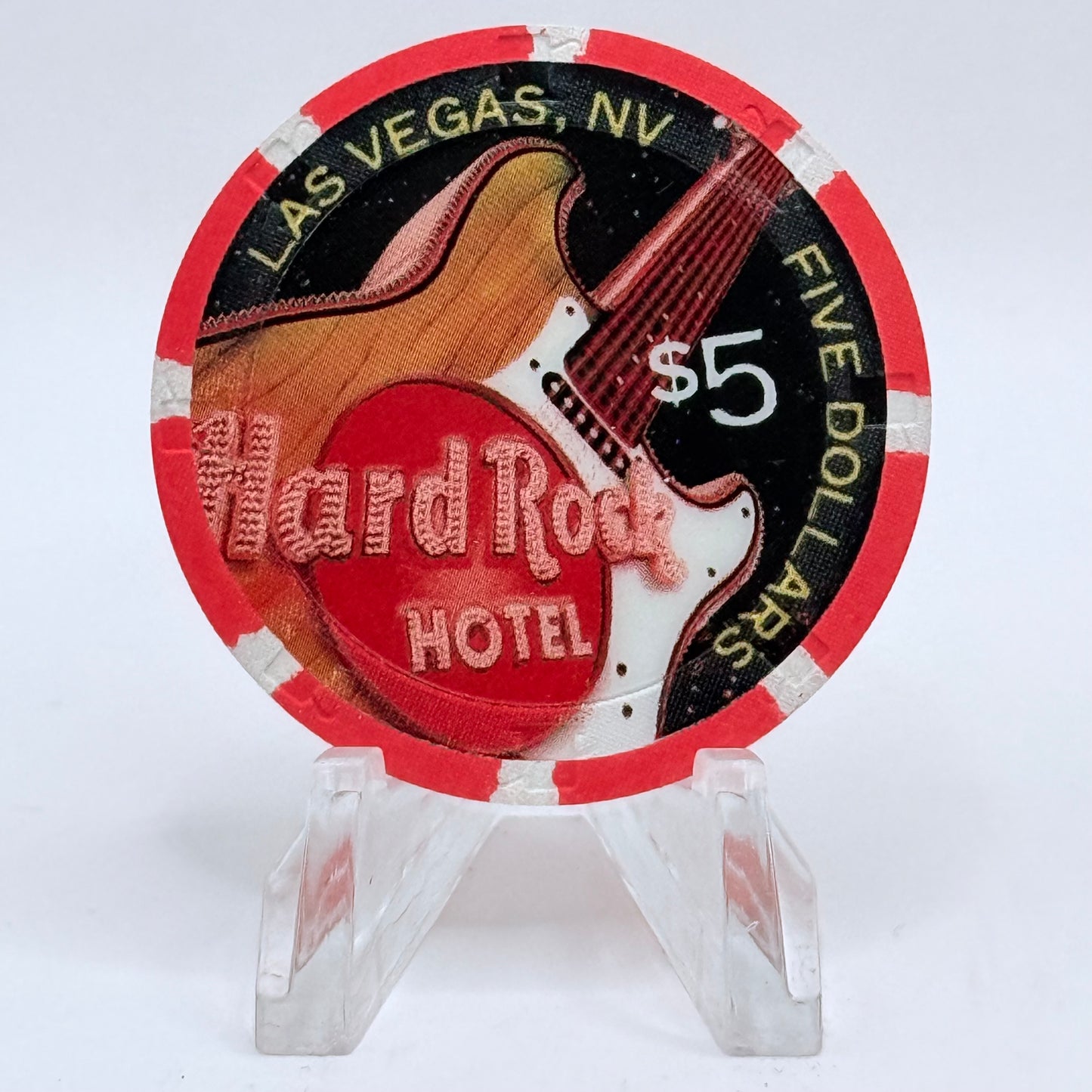 Hard Rock - Las Vegas Las Vegas Nevada 2004 'Matchbox 20 (New Years Eve)' LE $5 Casino Chip E7429
