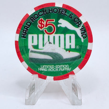 Hard Rock - Las Vegas Las Vegas Nevada 2006 'Puma' LE $5 Casino Chip E5623