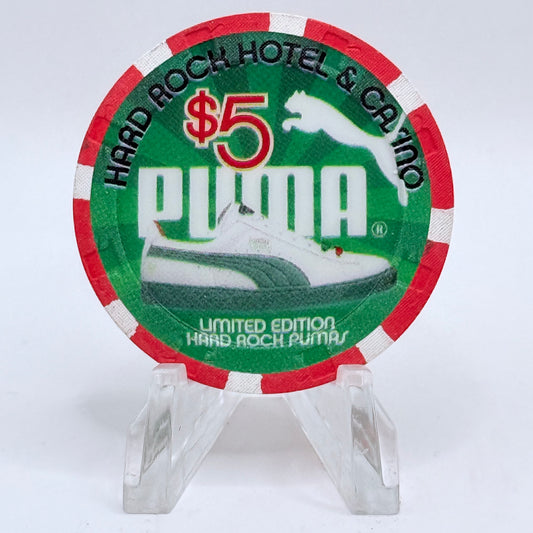 Hard Rock - Las Vegas Las Vegas Nevada 2006 'Puma' LE $5 Casino Chip E5623