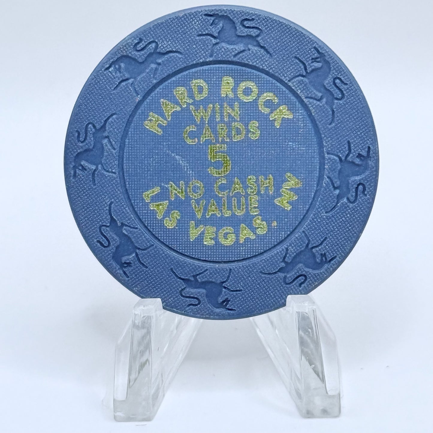 Hard Rock - Las Vegas Las Vegas Nevada 2007 $5 Win Cards Chips E6445