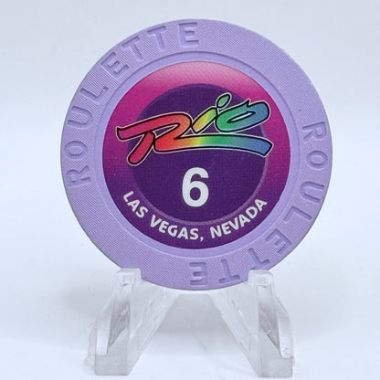 Rio Las Vegas Nevada 2002 Series 206 Roulette Casino Chip V9612