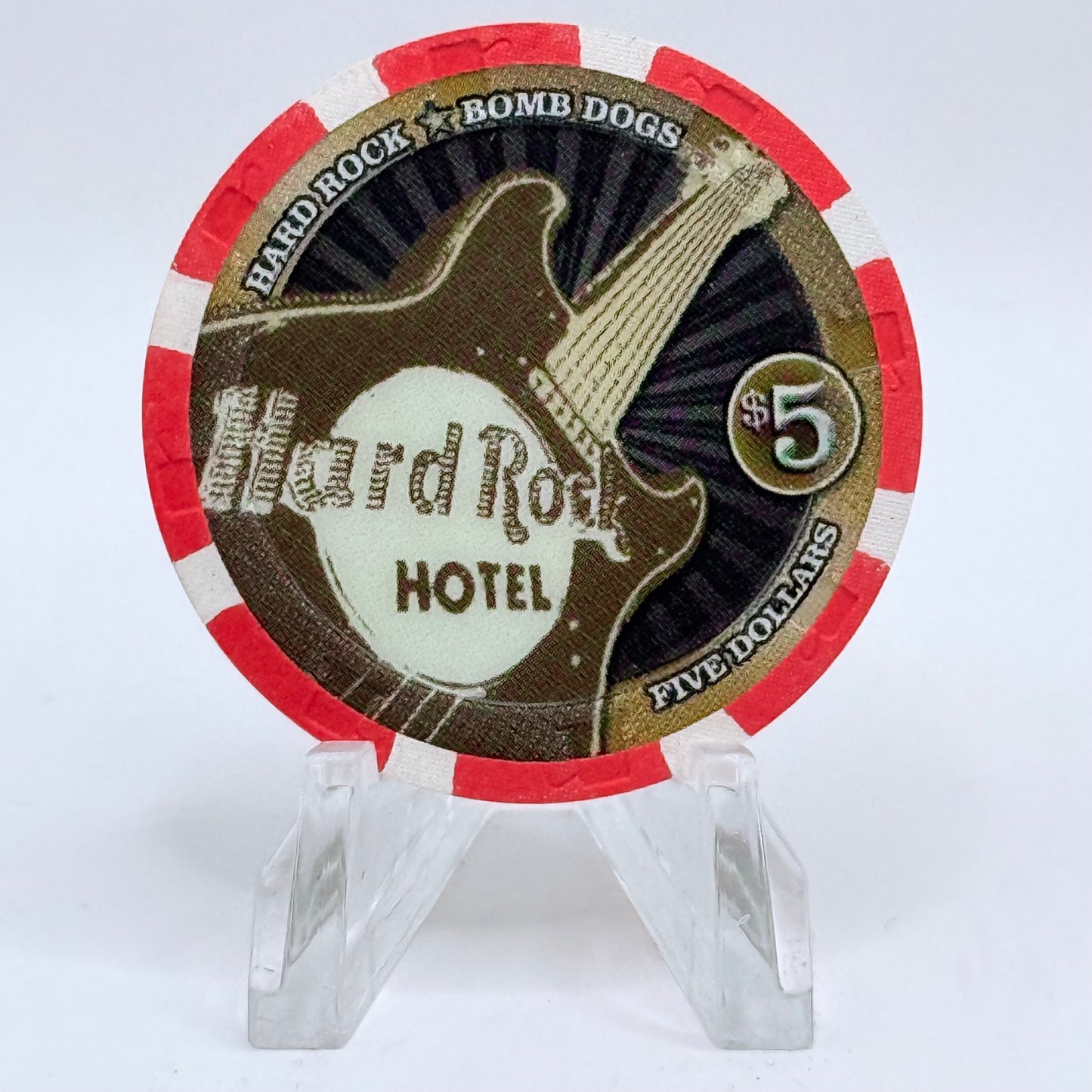 Hard Rock - Las Vegas Las Vegas Nevada 2007 'Nancy' Series 2 LE $5 Casino Chip E6468