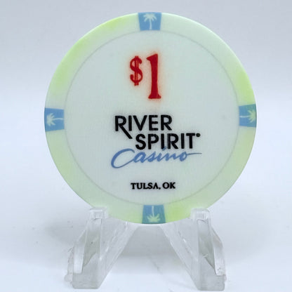 River Spirit Tulsa Oklahoma 2016 $1 Casino Chip
