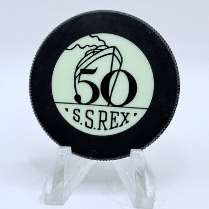S. S. Rex Santa Monica California 1938 $50 Casino Chip
