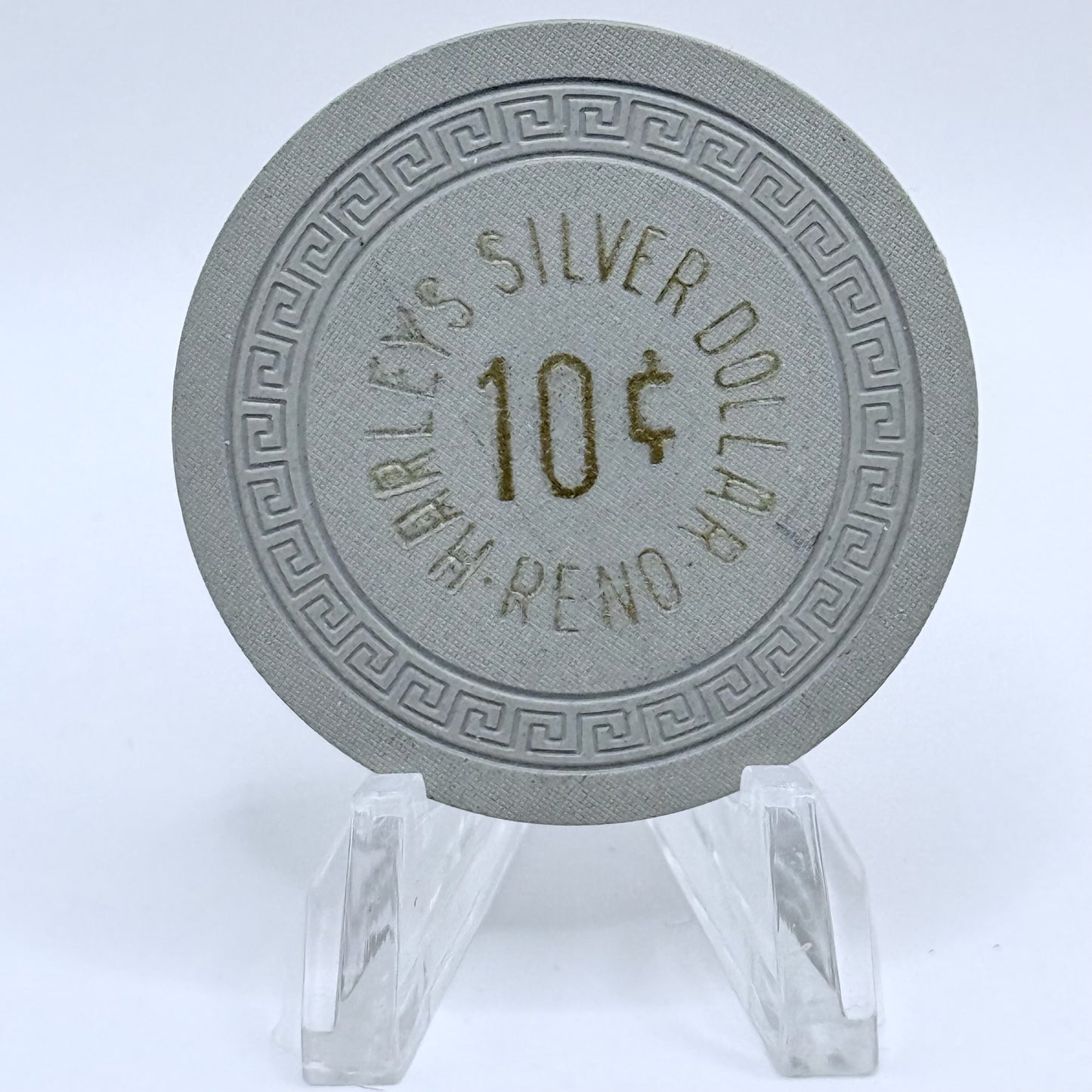 Harley's Silver Dollar Reno Nevada 1961 $0.10 Casino Chip N5557