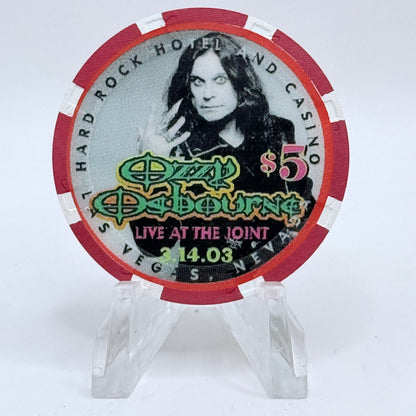 Hard Rock - Las Vegas Las Vegas Nevada 2003 'The Osbournes (Minnie)' LE $5 Casino Chip E0774