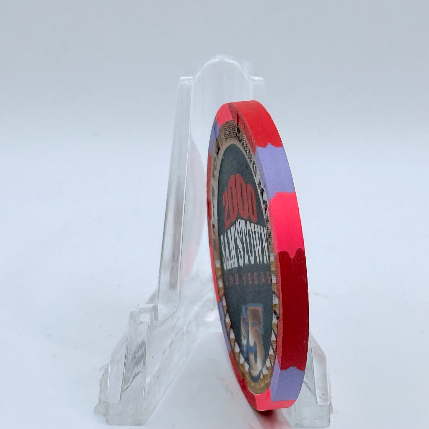 Sam's Town Las Vegas Nevada 1999 'Millennium' LE $5 Casino Chip V5496