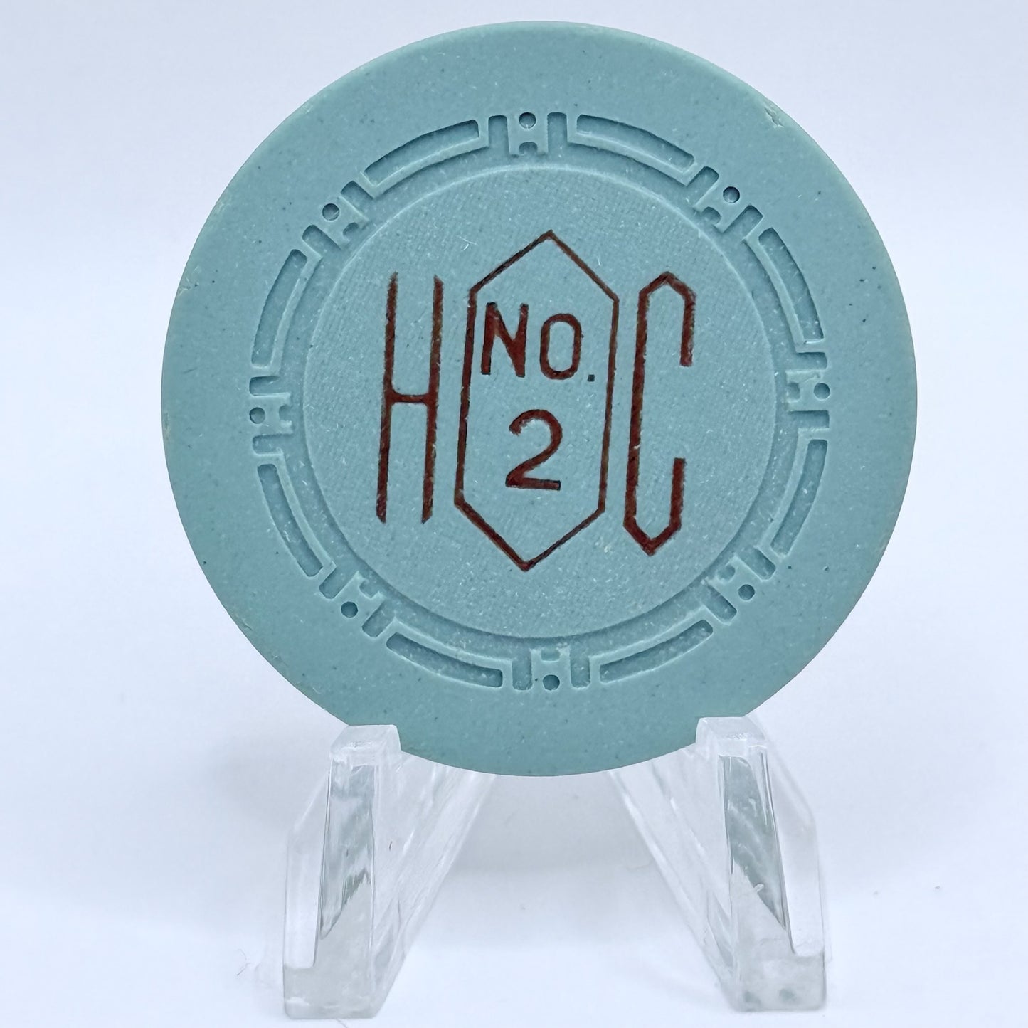Harolds Club Reno Nevada Series 2 Roulette Green Casino Chip N4207