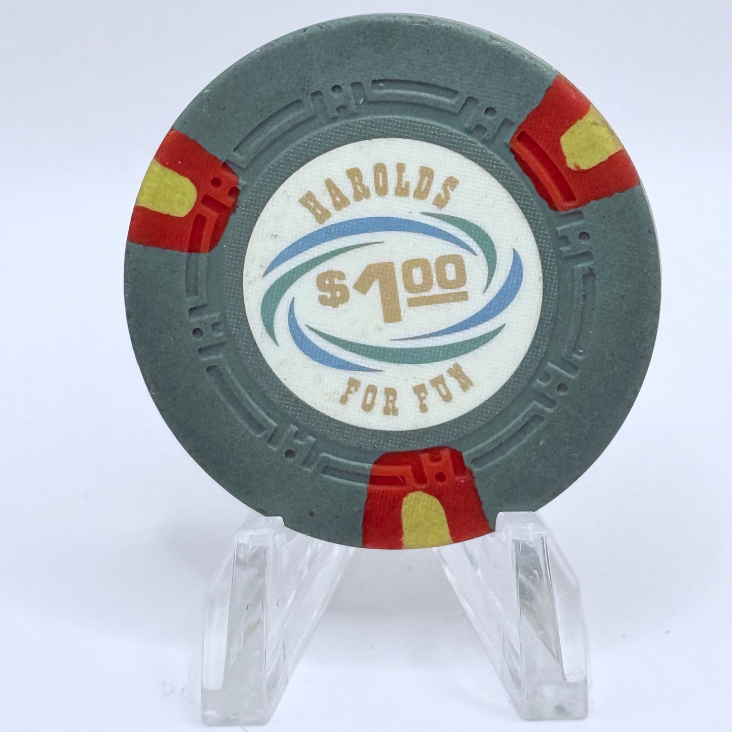 Harolds Club Reno Nevada 1970 'Harold Smith, Jr.' LE $1 Casino Chip N5120