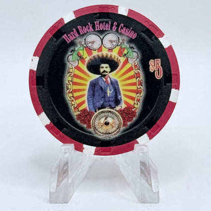 Hard Rock - Las Vegas Las Vegas Nevada 2000 'Cinco De Mayo' LE $5 Casino Chip V4432