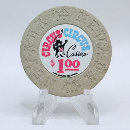 Circus Circus Las Vegas Nevada 1968 LE $1 Casino Chip N1468