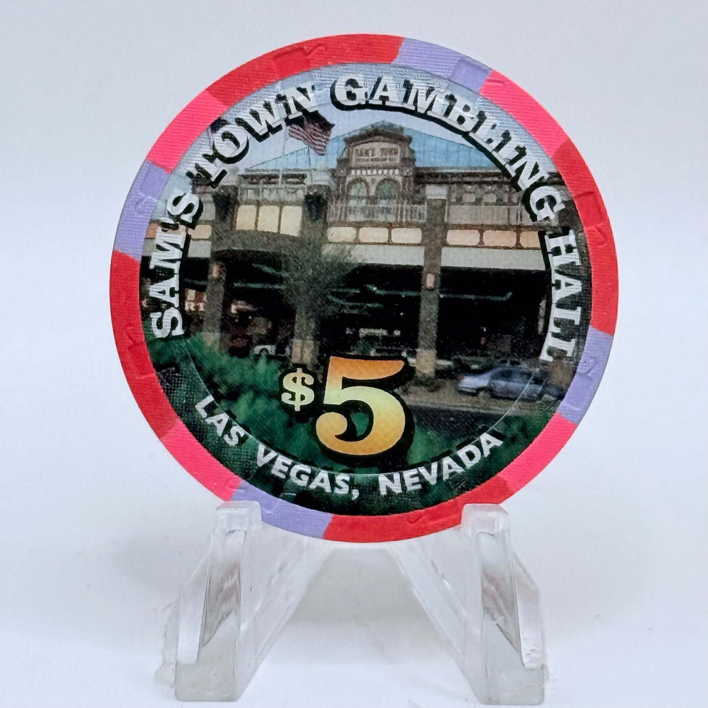 Sam's Town Las Vegas Nevada 2008 'Rodeo 50 ' LE $5 Casino Chip E8341