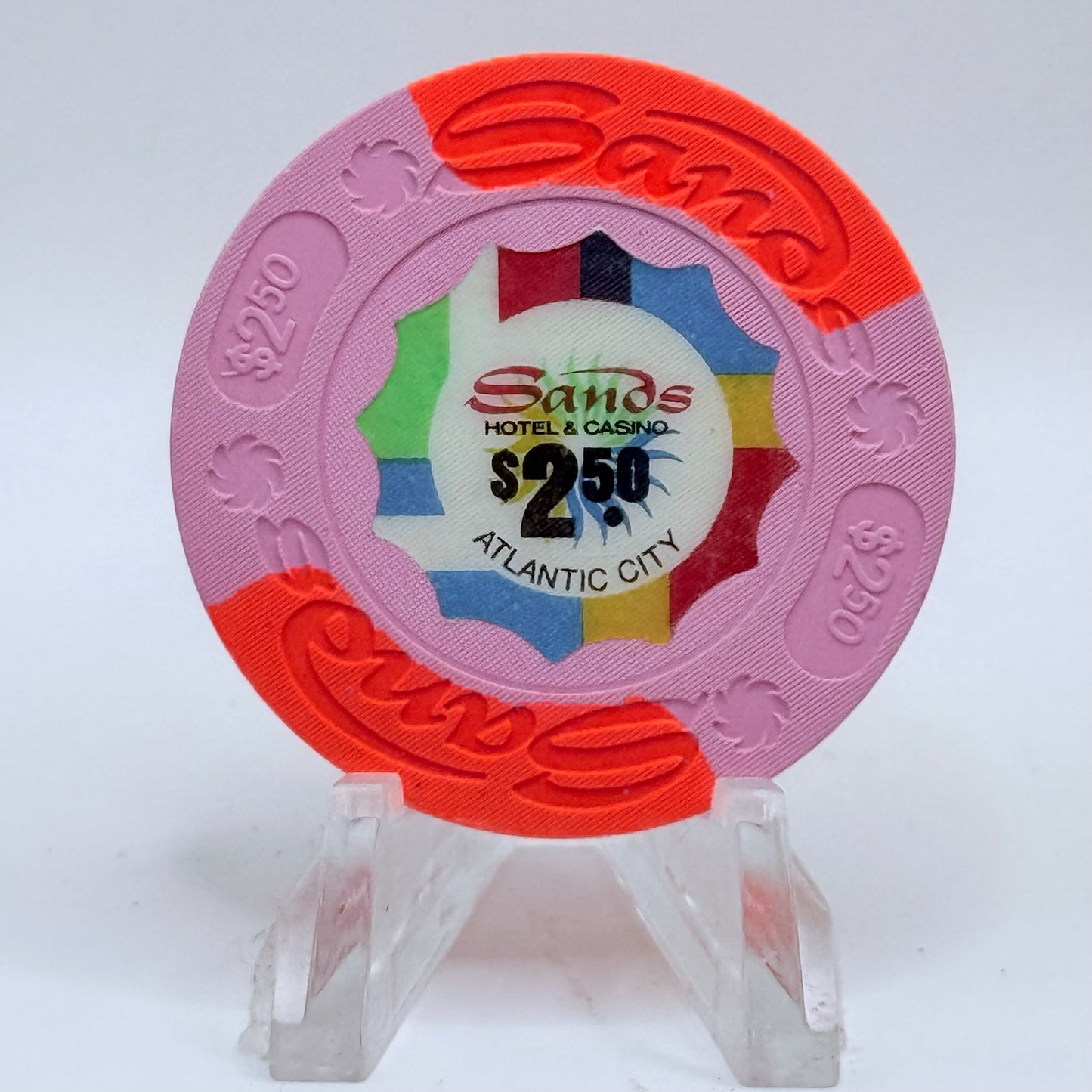 Sands Atlantic City New Jersey $2.50 Casino Chip