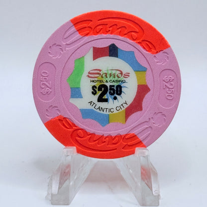 Sands Atlantic City New Jersey $2.50 Casino Chip