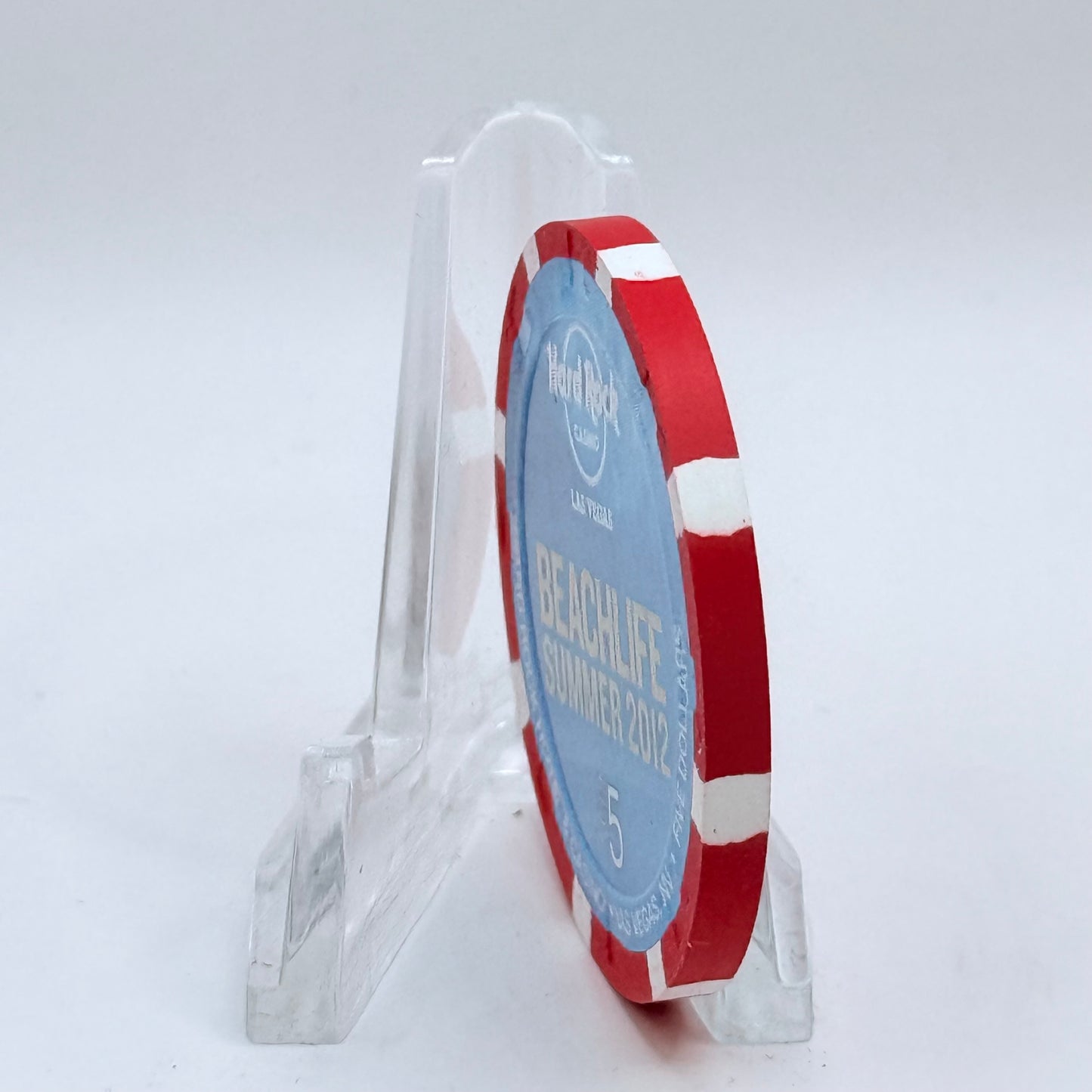 Hard Rock - Las Vegas Las Vegas Nevada 2012 'Rehab - Beachlife Summer' LE $5 Casino Chip D0724