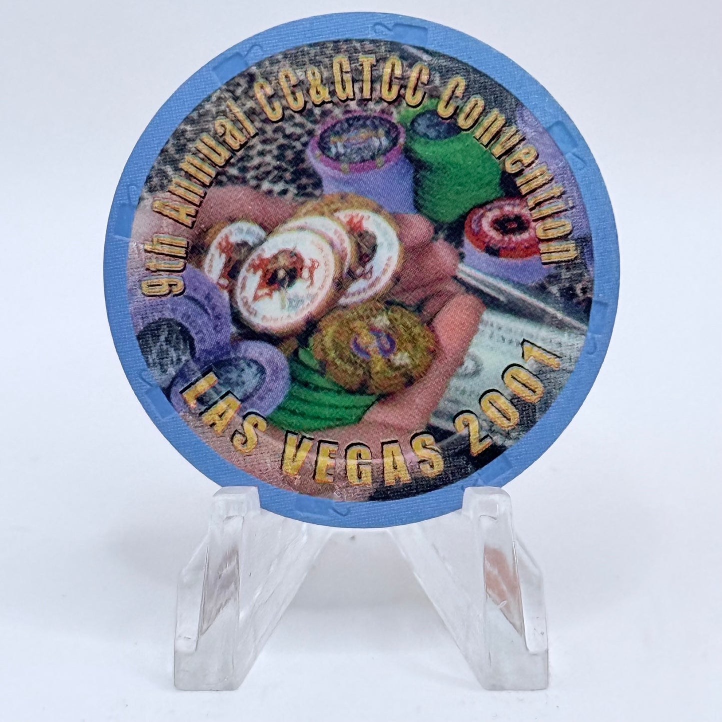 Hard Rock - Las Vegas Las Vegas Nevada 2001 '9th Annual CC&GTCC Convention' LE NCV Casino Chip V8666