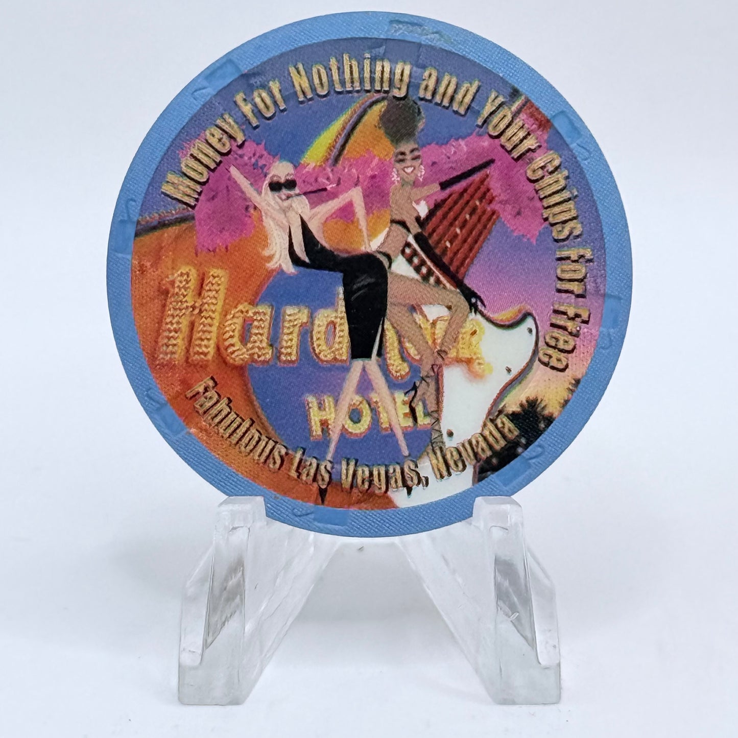 Hard Rock - Las Vegas Las Vegas Nevada 2001 '9th Annual CC&GTCC Convention' LE NCV Casino Chip V8666
