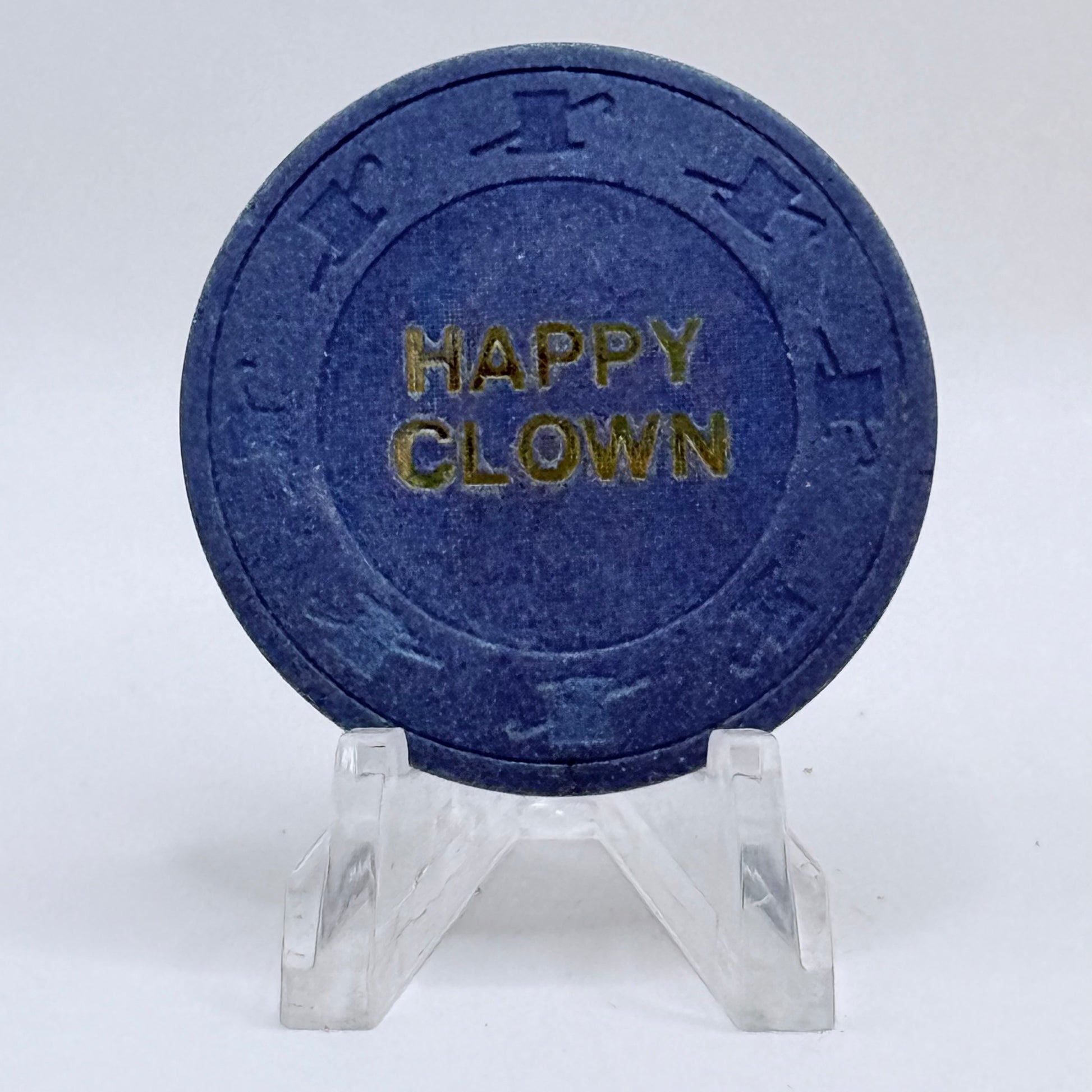 Happy Clown Cardroom Bakersfield California $1 Casino Chip