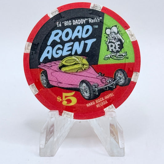 Hard Rock - Las Vegas Las Vegas Nevada 1996 'Road Agent' Series 5 LE $5 Casino Chip N8497