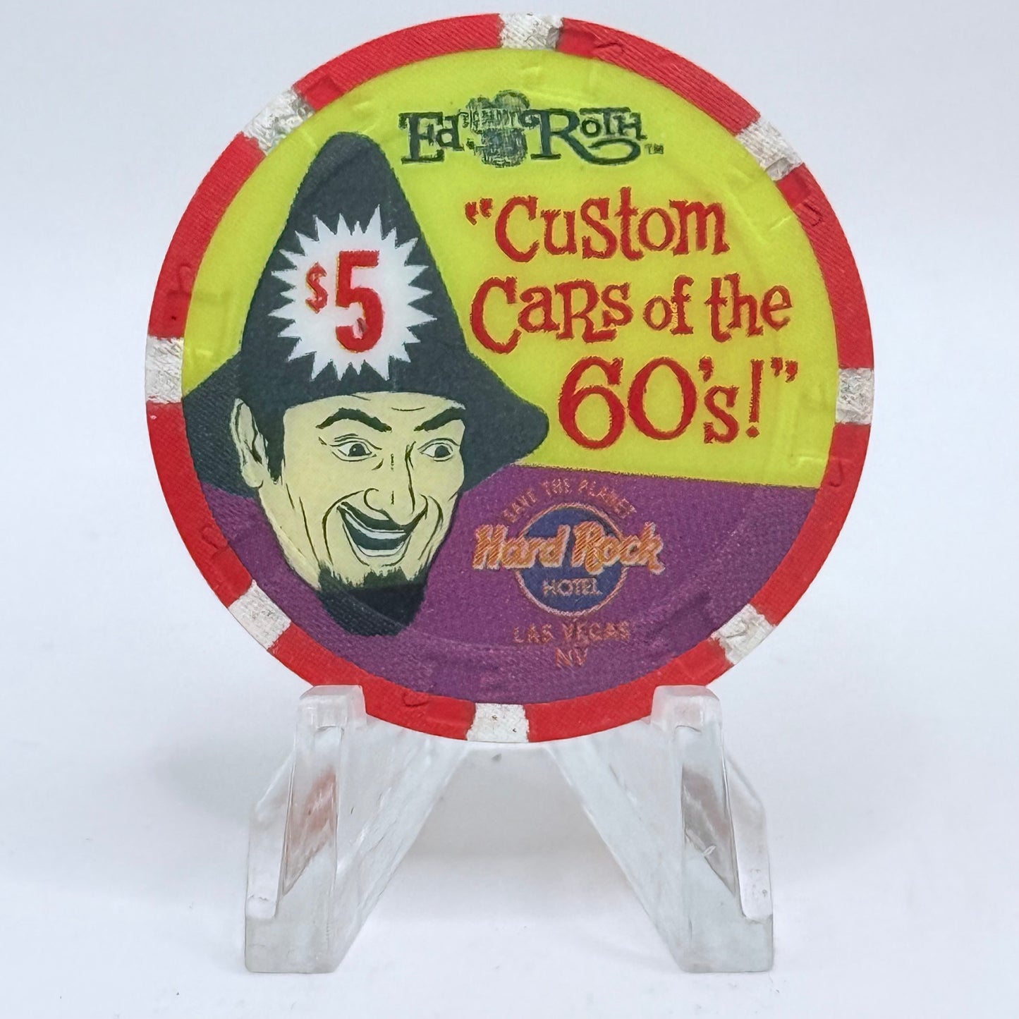 Hard Rock - Las Vegas Las Vegas Nevada 1996 'Road Agent' Series 5 LE $5 Casino Chip N8497