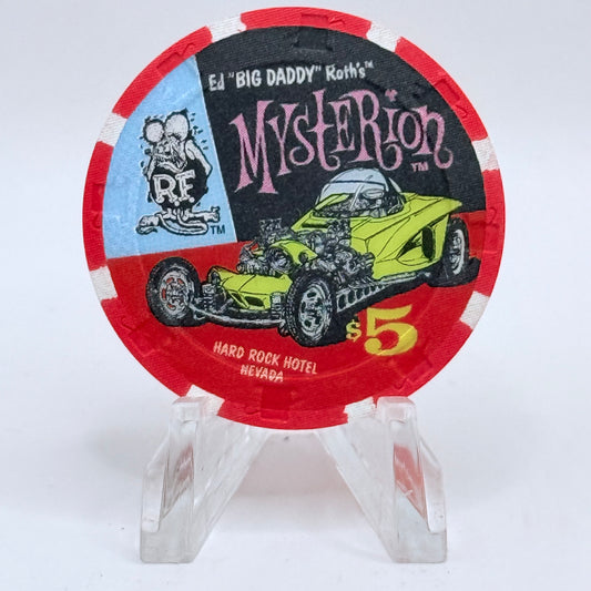 Hard Rock - Las Vegas Las Vegas Nevada 1996 'Mysterion' Series 5 LE $5 Casino Chip N8495