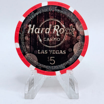 Hard Rock - Las Vegas Las Vegas Nevada 2012 'New Years Eve' LE $5 Casino Chip D0880