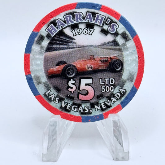 Harrah's Las Vegas Nevada 2001 LE $5 Casino Chip V7047