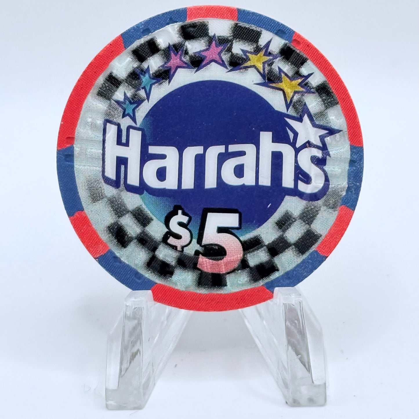 Harrah's Las Vegas Nevada 2001 LE $5 Casino Chip V7047