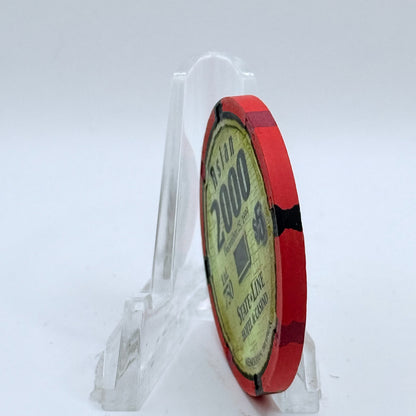 State Line Casino Wendover Nevada 2000 LE $5 Casino Chip V5661