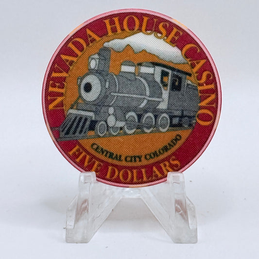 Nevada House Central City Colorado 1992 $5 Casino Chip